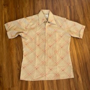 Vintage 60’s Geometric Button Down